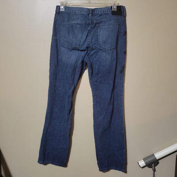 Lauren Ralph Lauren Straight Leg Blue Classic Straight Jeans Embezzled •12 - Picture 7 of 9